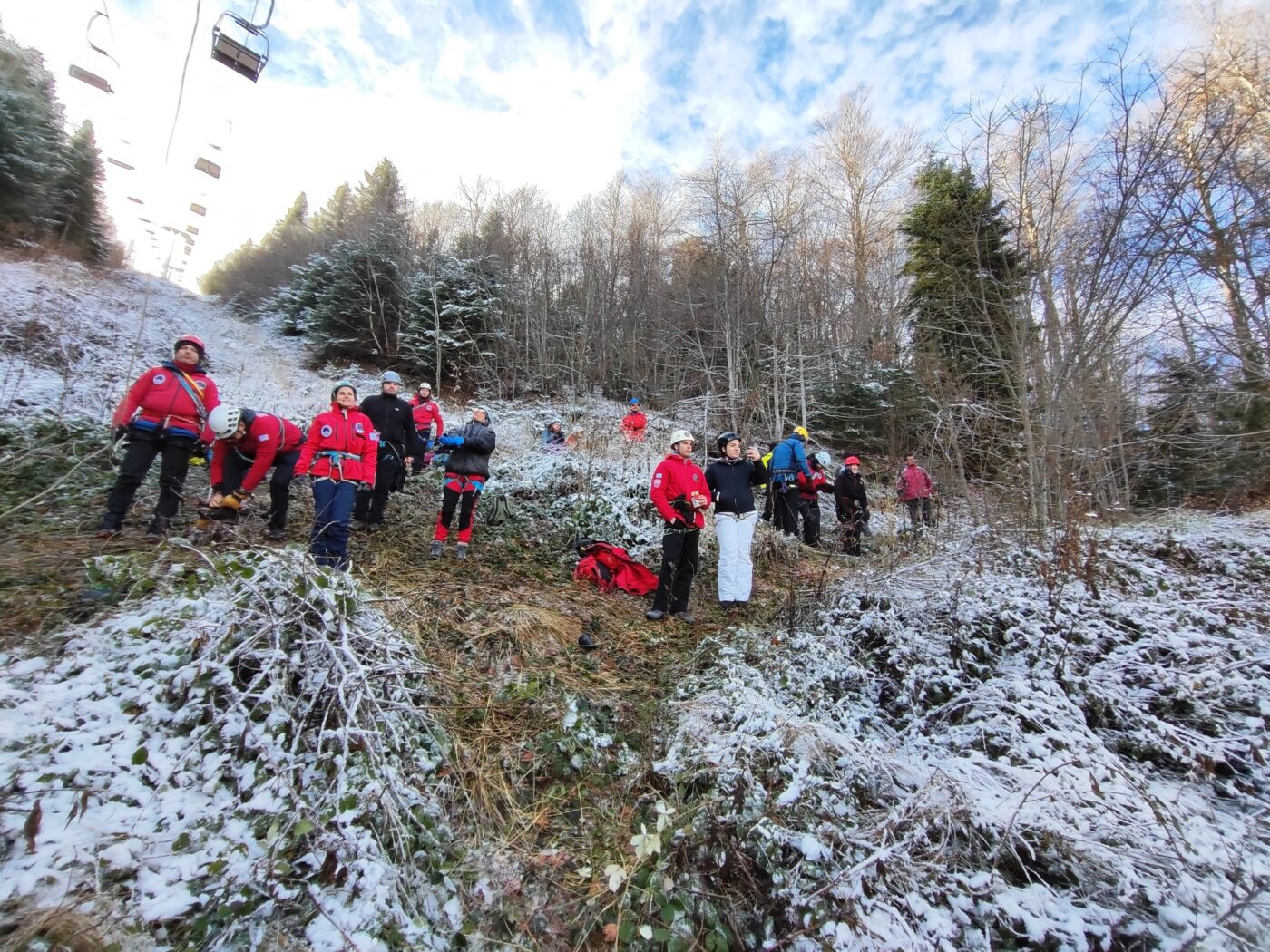 Άσκηση ετοιμότητας στο  Χιονοδρομικό Κέντρο Ελατοχωρίου
