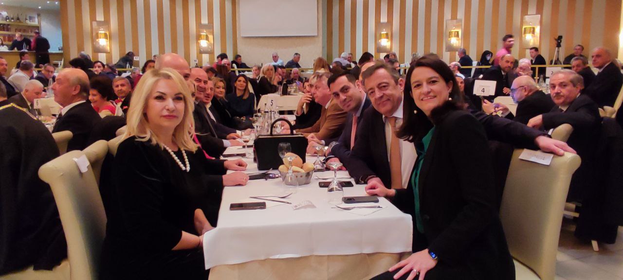 Εικόνες από την ετήσια συνεστίαση της Ν.Δ. με καλεσμένη την Υπουργό Εσωτερικών Νίκη Κεραμέως