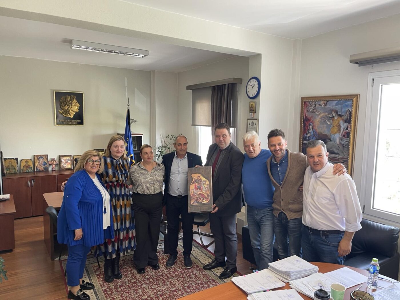 Συνάντηση του Δ/ντή Δ/θμιας Εκπ/σης Πιερίας με τον Δήμαρχο Πύδνας – Κολινδρού