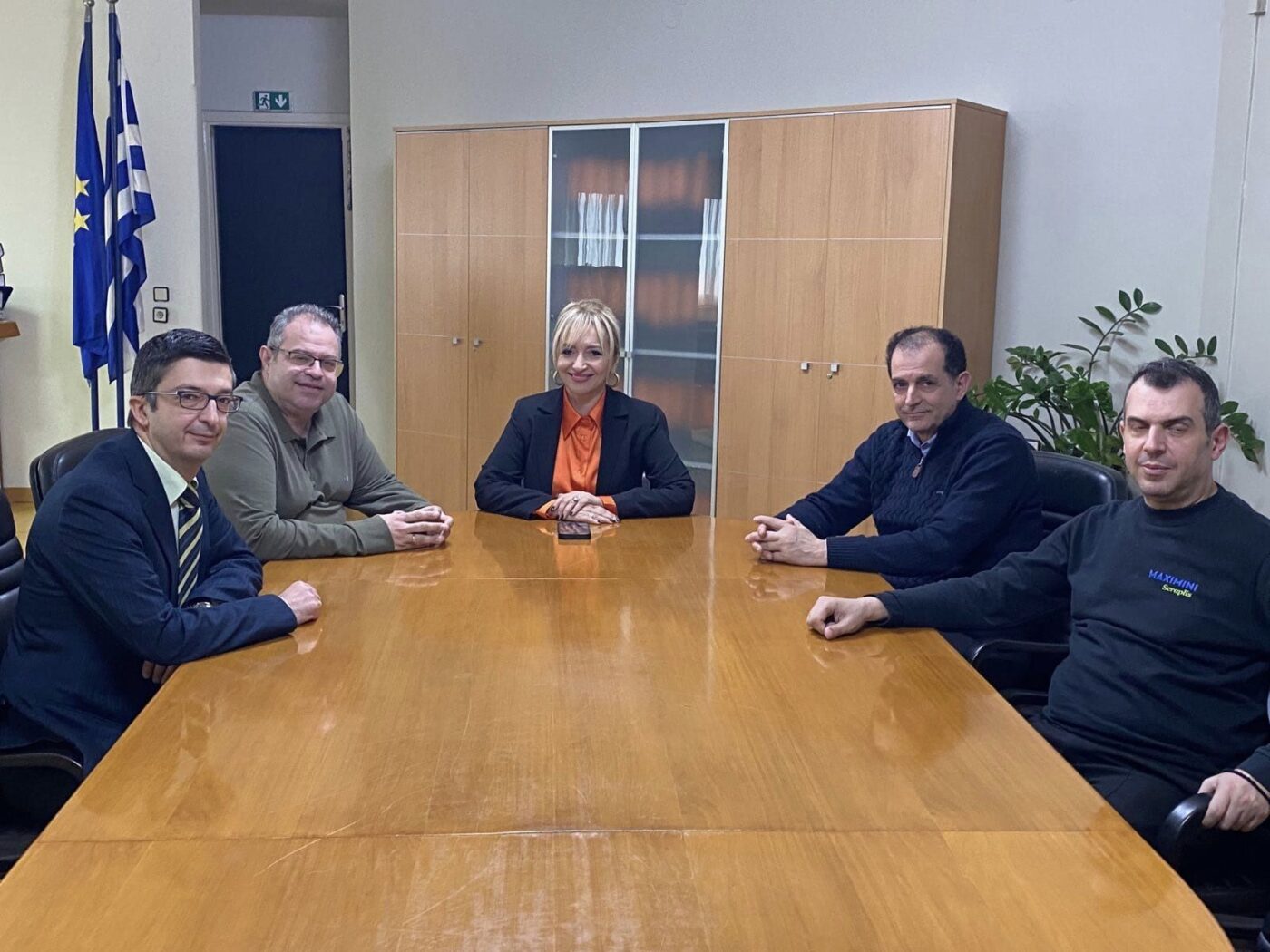 Συνάντηση Σοφίας Μαυρίδου με Σκακιστικό Σύλλογο Κατερίνης