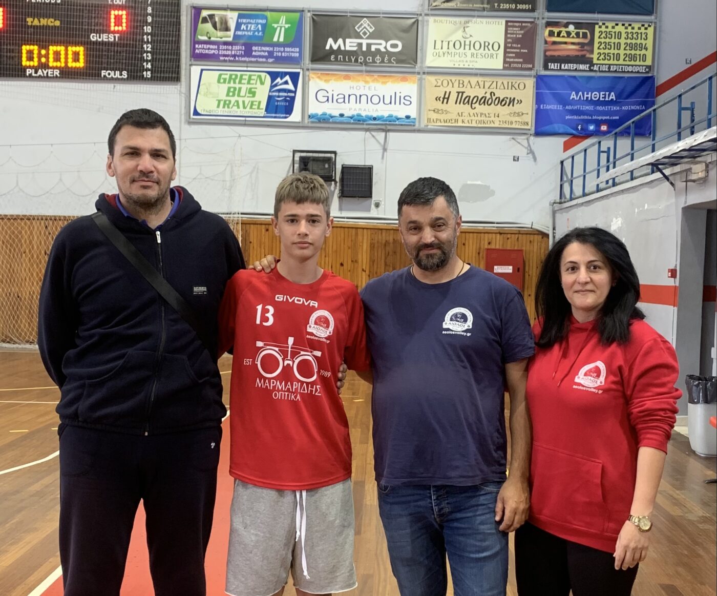 Προετοιμάζεται για την Εθνική Ομάδα U16Men ο Ν. Μασούρας του Αιόλου