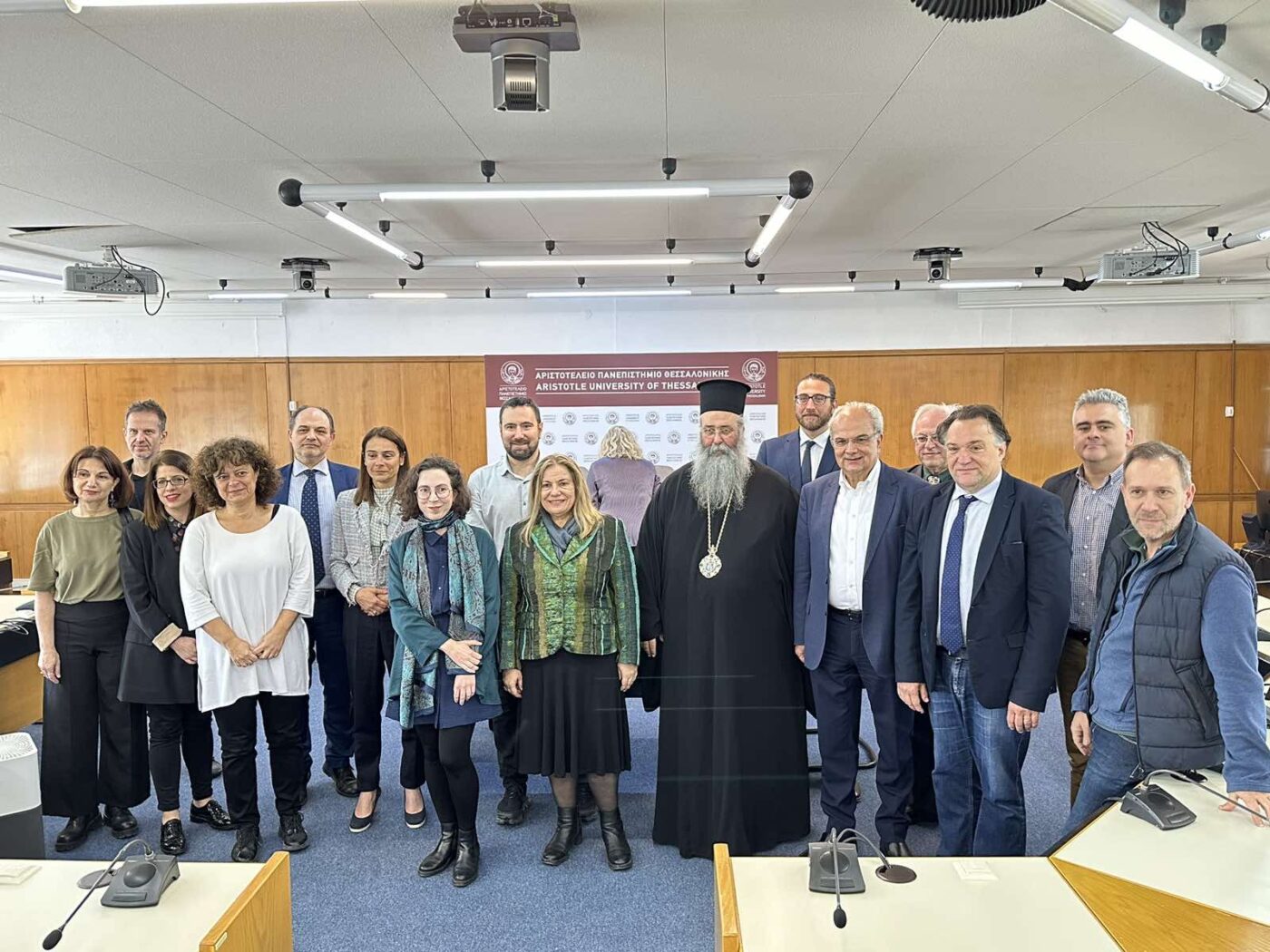 Τη νενομισμένη διαβεβαίωσή του στο Α.Π.Θ. έδωσε ο Μητροπολίτης Κίτρους κ. Γεώργιος