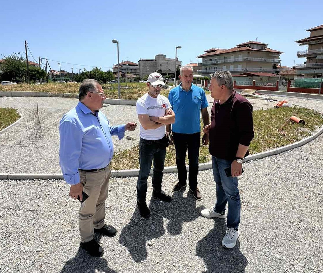 Δήμος Κατερίνης: Σε εξέλιξη η ανάπλαση 17 πλατειών & κοινόχρηστων χώρων