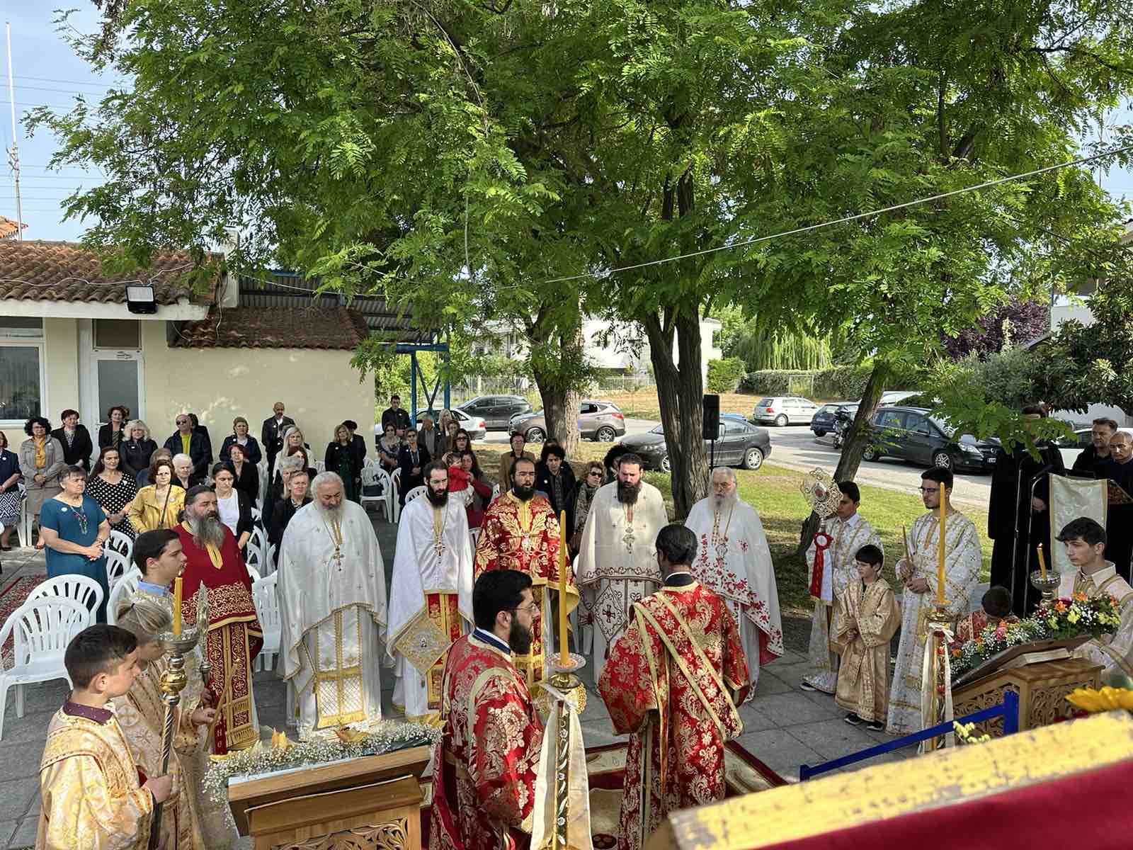 Η Πανήγυρις του τοπικού Αγίου Μελετίου στην νεόδμητη ενορία του