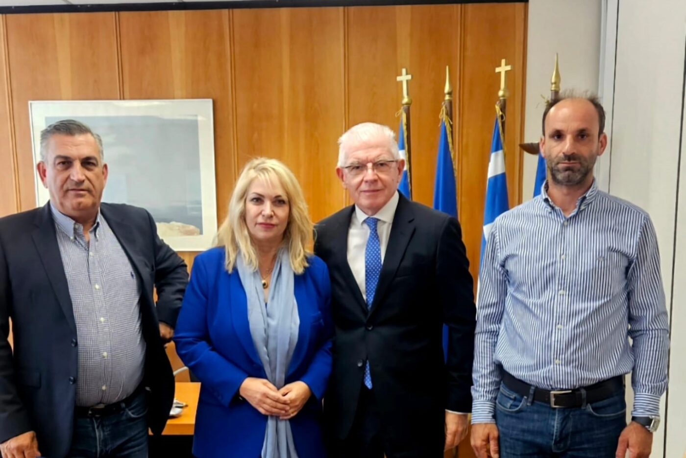 Άννα Μάνη – Παπαδημητρίου: Συνάντηση με τον Πρόεδρο του ΕΛΓΑ για τις αποζημιώσεις από τα ακραία καιρικά φαινόμενα