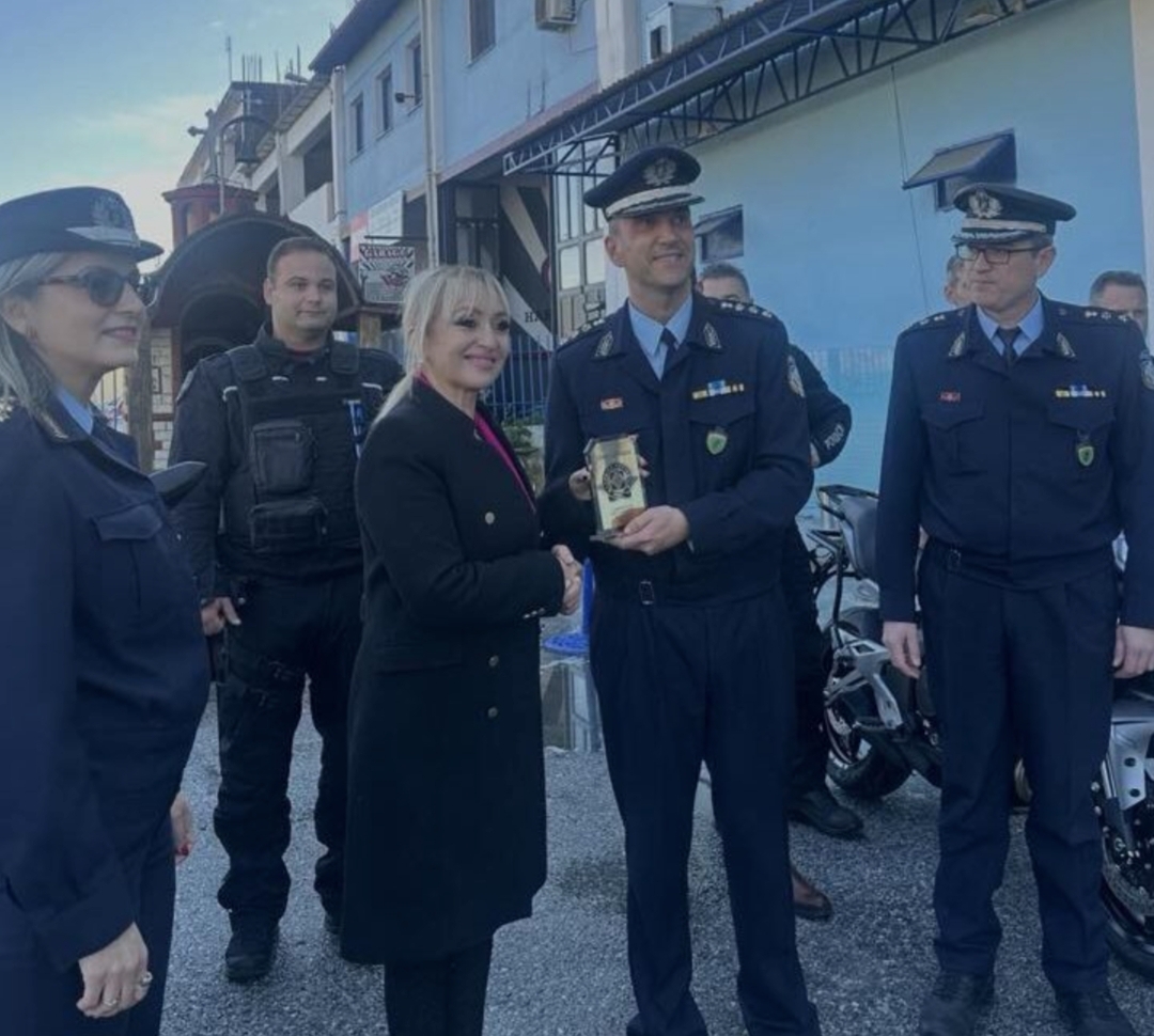 Σοφία Μαυρίδου: «Είναι χρέος μας να συνδράμουμε το δύσκολο έργο της Διεύθυνσης Αστυνομίας Πιερίας»