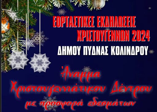 Σήμερα η φωταγώγηση του χριστουγεννιάτικου δέντρου στο Αιγίνιο