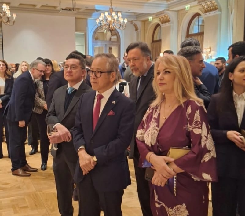 Η Άννα Μάνη – Παπαδημητρίου στην εκδήλωση για τα γενέθλια του Αυτοκράτορα της Ιαπωνίας