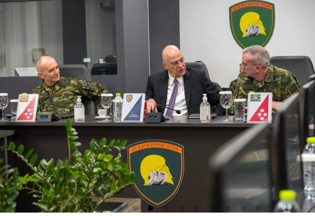 Ο Νίκος Δένδιας στο Λιτόχωρο, στο Summer Campus της Σχολής Ευελπίδων