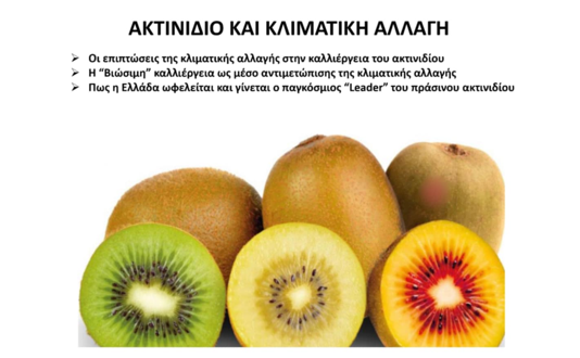 Ομιλία του Γεωπόνου Βασίλη Έξαρχου στους ακτινιδιοπαραγωγούς το Σάββατο 15/02