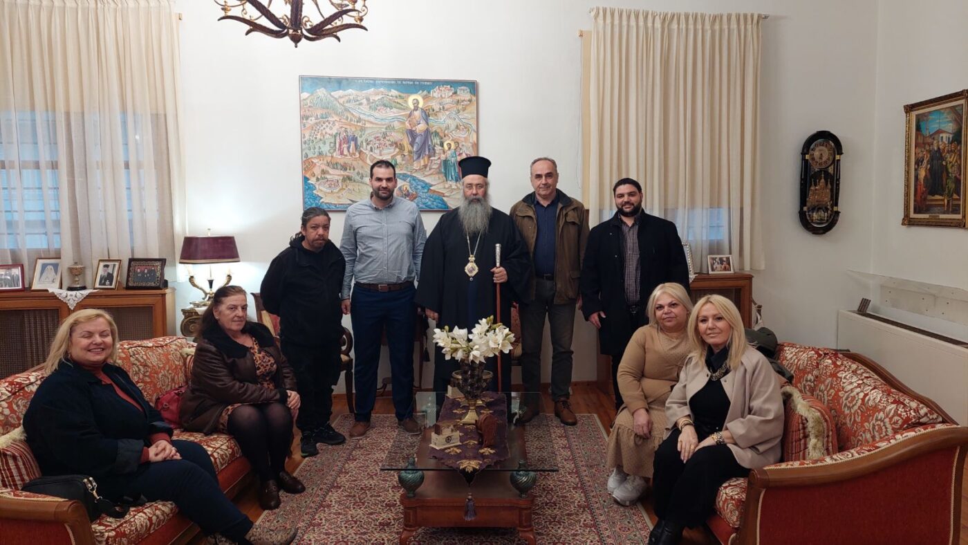 Εθιμοτυπική επίσκεψη Συλλόγου Κοκκινοπλιτών Ν. Πιερίας “Ο Όλυμπος” στον Σεβασμιώτατο Μητροπολίτη Κίτρους