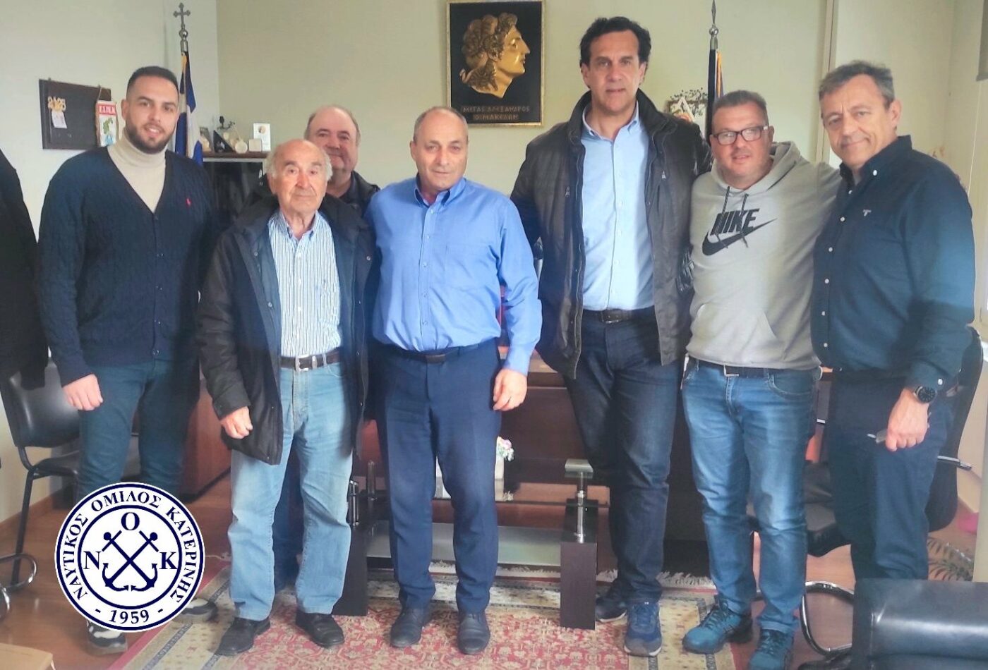 Τον Δήμαρχο Πύδνας – Κολινδρού επισκέφτηκαν μέλη του Δ.Σ. του Ν.Ο.Κατερίνης