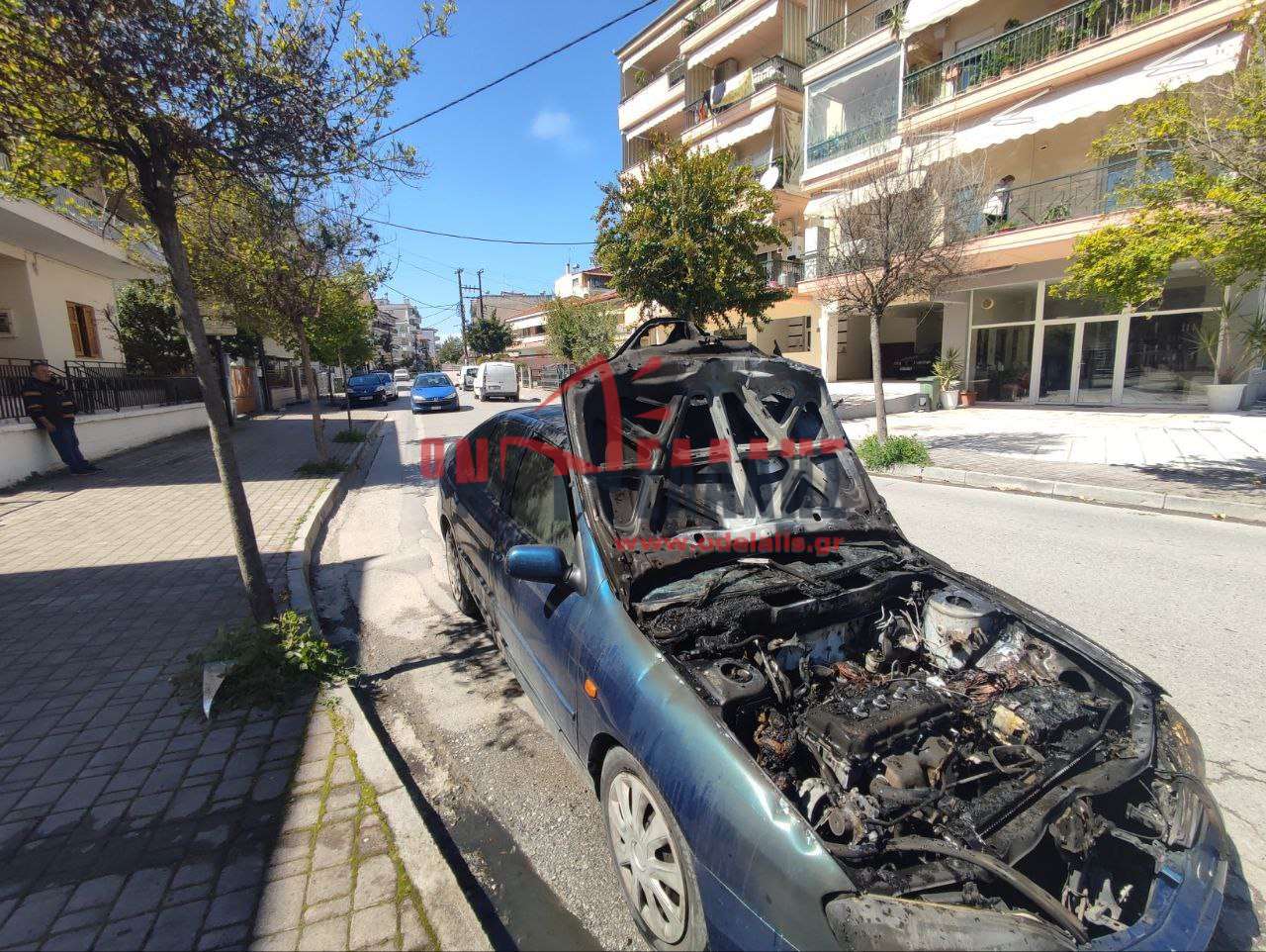 Κατερίνη | Όχημα κάηκε εν κινήσει