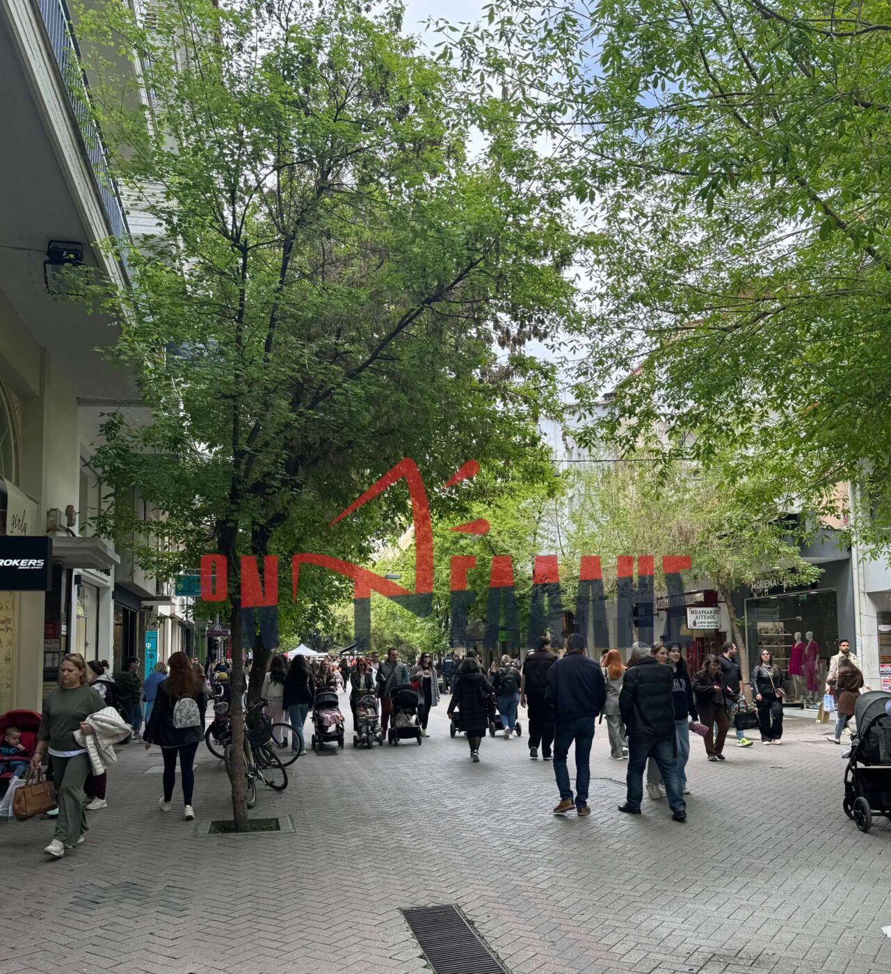 Κίνηση στην αγορά της Κατερίνης ενόψει Πάσχα