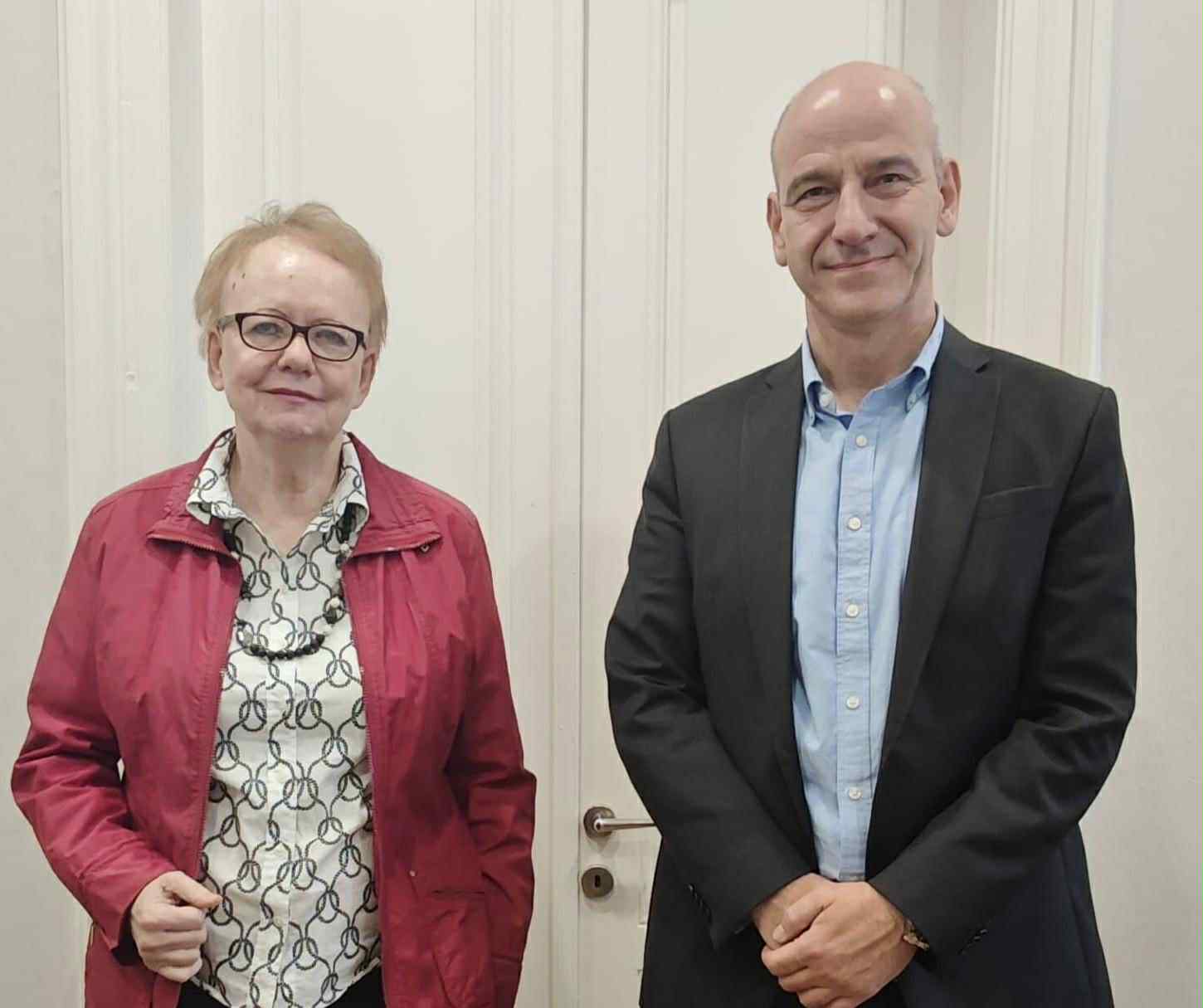 Φ. Μπαραλιάκος – Συνάντηση με την Προϊσταμένη της Εφορίας Αρχαιοτήτων Πιερίας