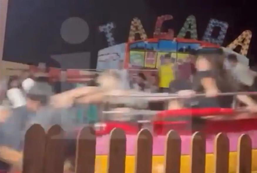 Ρόδος: Τέσσερα άτομα εκσφενδονίστηκαν από παιχνίδι σε λούνα παρκ (vid)