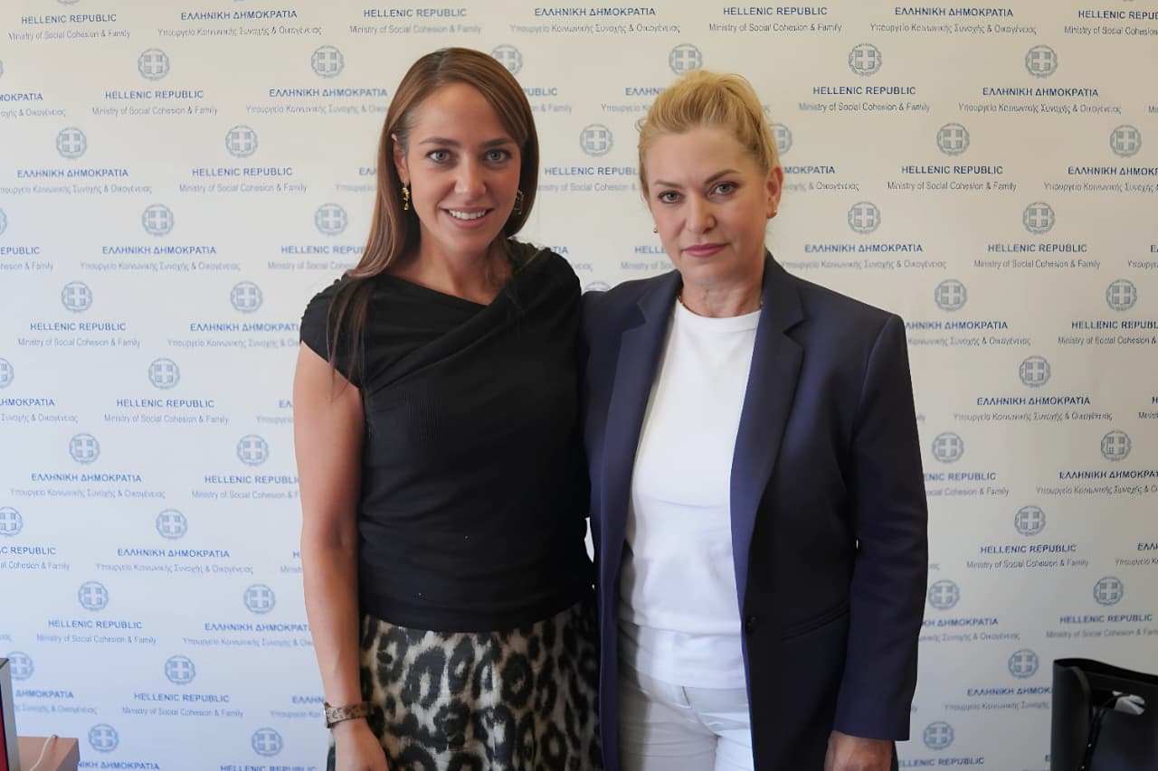 ​Άννα Μάνη: Συνάντηση με την Υπουργό Κοινωνικής Συνοχής και Οικογένειας Δ. Μιχαηλίδου