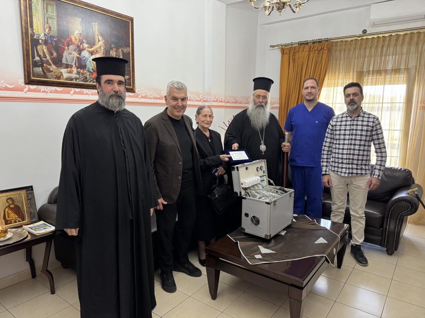 Μια πολύτιμη δωρεά  φορητού οδοντιατρείου στο Εκκλησιαστικό Γηροκομείο της Ιεράς Μητροπόλεως Κίτρους