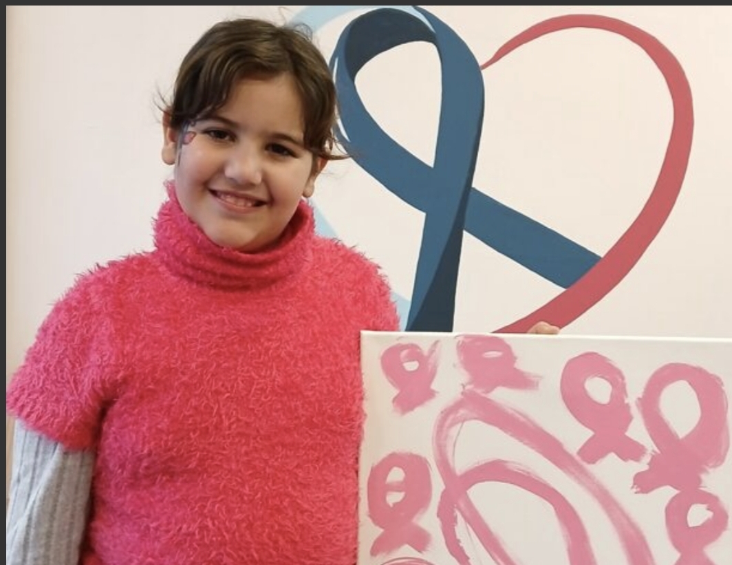 Σύλλογος Καρκινοπαθών Πιερίας – Μια μικρή ζωγράφος με μεγάλη καρδιά!