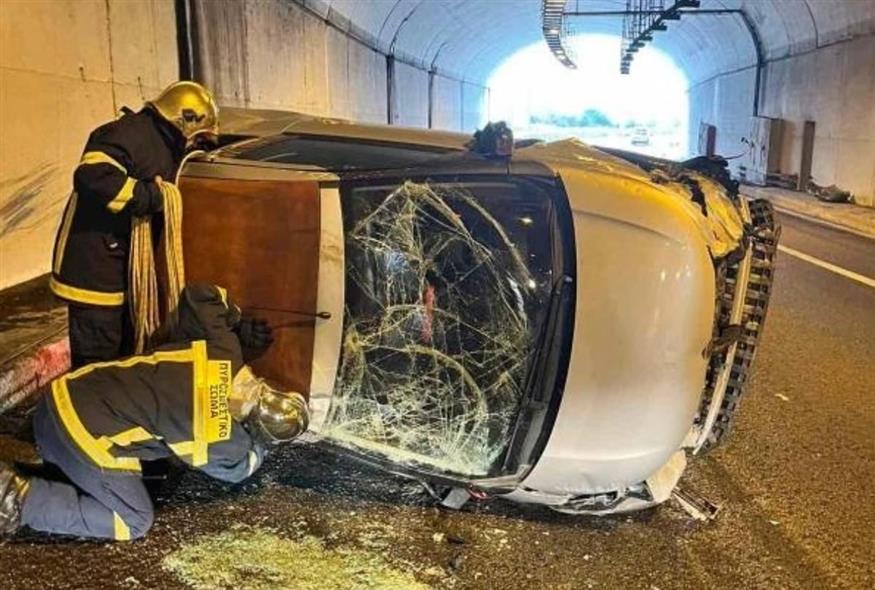 Τροχαίο ατύχημα για Ελληνίδα Ολυμπιονίκη στην Εγνατία Οδό (vid)