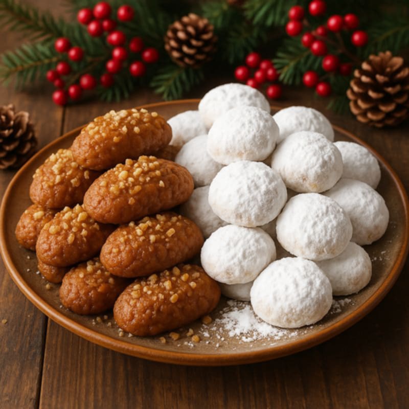 Πόσες μέρες κρατάνε τα μελομακάρονα και οι κουραμπιέδες